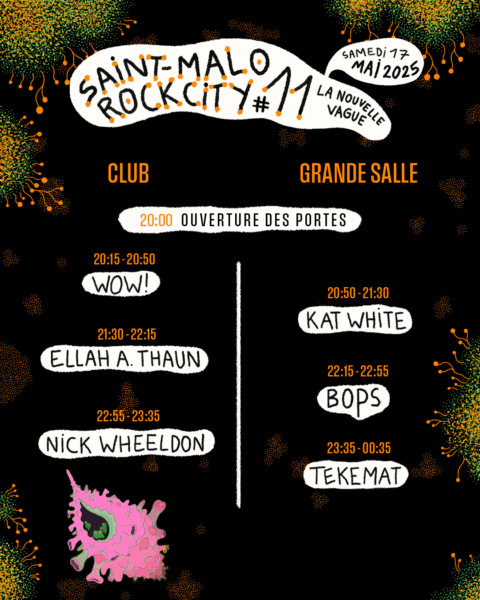 Timetable SMRC 2025 samedi